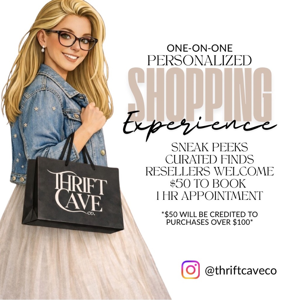 LIKE FOR MORE INFO: ONE-ON-ONE SHOPPING EXPERIENCE.